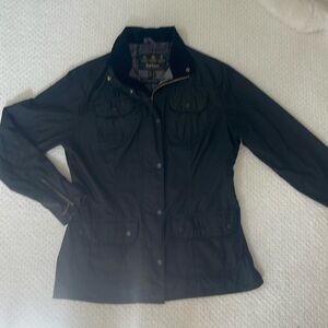 Barbour field jacket sz 10 BLK